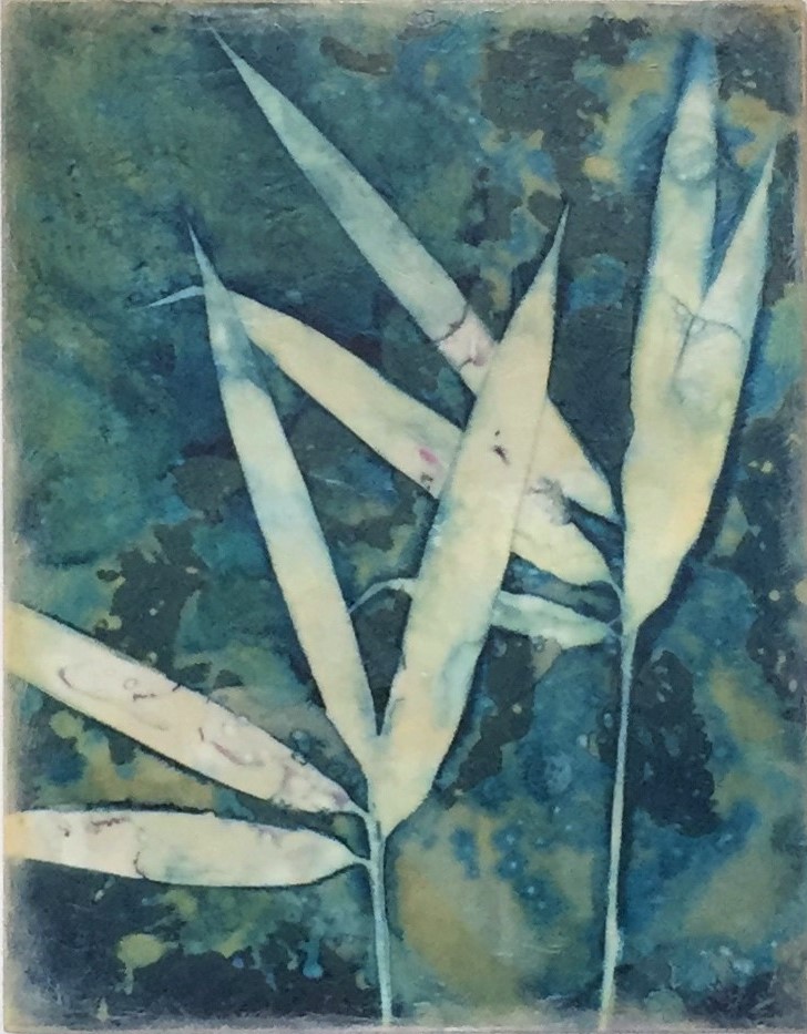 Judy Pickett Encaustic - Bamboo Fields
