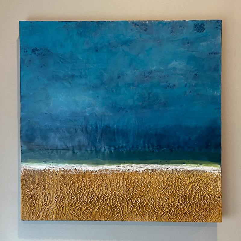 Phillips - Encaustic - Life Is Good Today