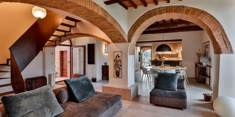 italy villa livingroom